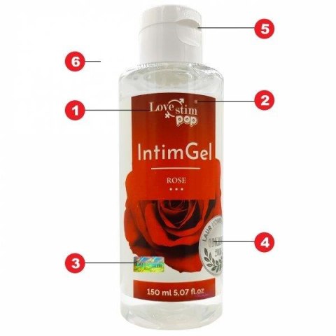 Lovestim Pop Intim Gel rose 150 ml NEXT LEVEL Sp. z o.o.