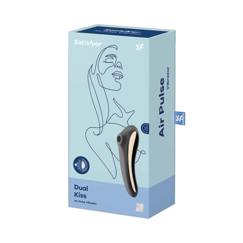 Stymulator-Dual Kiss (Black) Satisfyer - Triple A Marketing GmbH