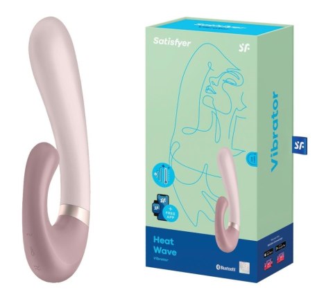 Wibrator-Heat Wave Connect App (Mauve) Satisfyer - Triple A Marketing GmbH