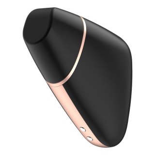 Wibrator - Love Triangle Air Pulse Stimulator + Vibration Black Satisfyer - Triple A Marketing GmbH