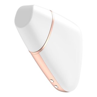 Wibrator - Love Triangle Air Pulse Stimulator + Vibration White Satisfyer - Triple A Marketing GmbH
