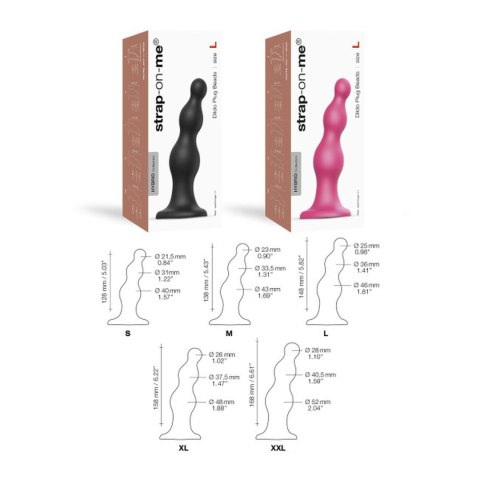 DILDO PLUG BEADS BLACK - S DORCELl - Lovely Planet