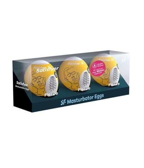 Masturbator-Eggs (set of 3 Fierce) Satisfyer - Triple A Marketing GmbH