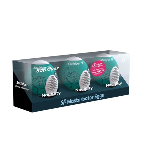 Masturbator-Eggs (set of 3 Naughty) Satisfyer - Triple A Marketing GmbH