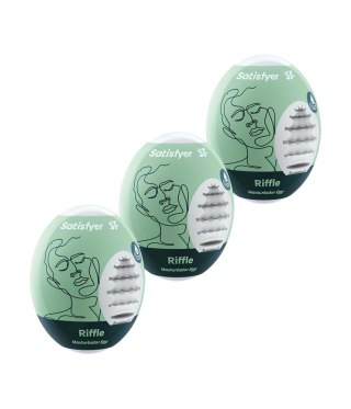 Masturbator-Eggs (set of 3 Riffle) Satisfyer - Triple A Marketing GmbH