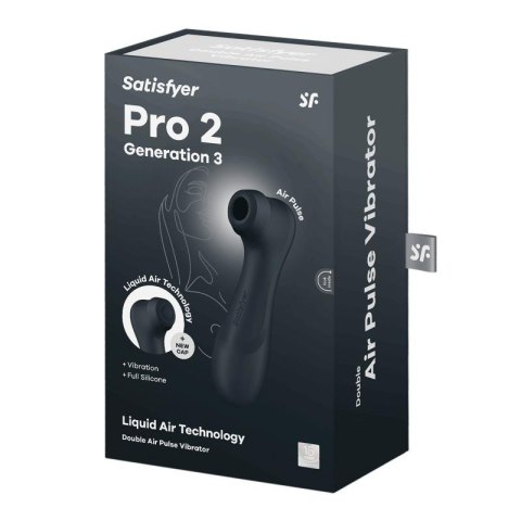 Pro 2 Generation 3 with Liquid Air black Satisfyer - Triple A Marketing GmbH