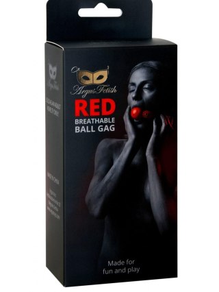 Red Breathable Ball Gag Argus - Boys of Toys Sp. z. o.o. (dystrybutor)