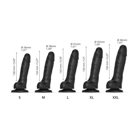 SLIDING SKIN REALISTIC DILDO BLACK M DORCELl - Lovely Planet