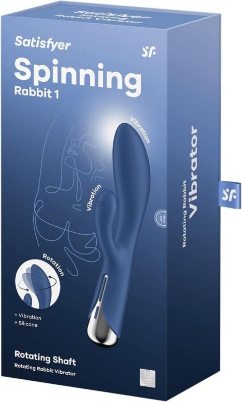 Satisfyer Spinning Rabbit 1 Blue Satisfyer - Triple A Marketing GmbH