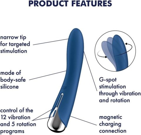 Satisfyer Spinning Vibe 1 Blue Satisfyer - Triple A Marketing GmbH