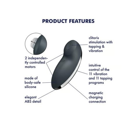 Tap & Climax 2 grey Satisfyer - Triple A Marketing GmbH