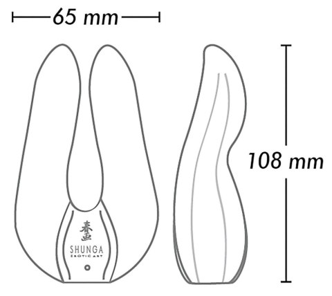 AIKO Intimate Massager Black Shunga - EAU ZONE