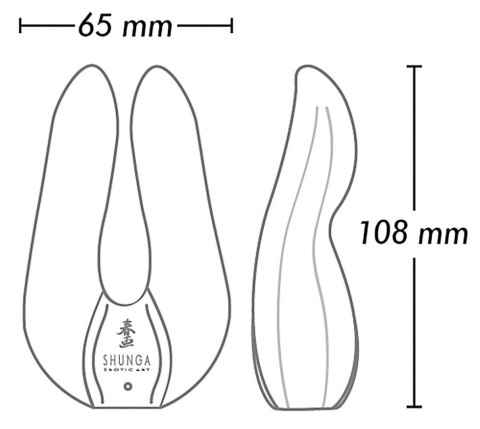 AIKO Intimate Massager Raspberry Shunga - EAU ZONE
