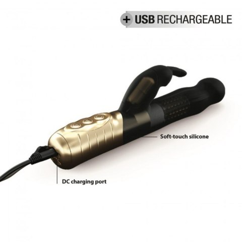 BABY RABBIT BLACK & GOLD 2.0 - RECHARGEABLE DORCELl - Lovely Planet