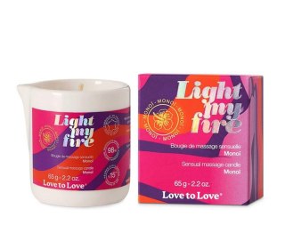 LIGHT MY FIRE - MASSAGE CANDLE - MONOI 65G / 2.2OZ. DORCELl - Lovely Planet
