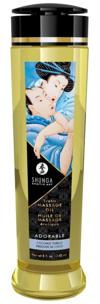 Massage Oil Adorable Coconut Thrills Shunga - EAU ZONE