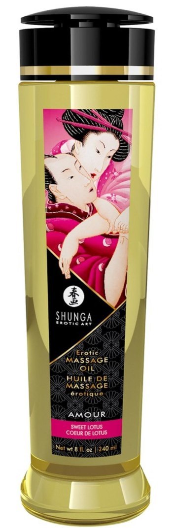Massage Oil Amour SWEET LOTUS Shunga - EAU ZONE