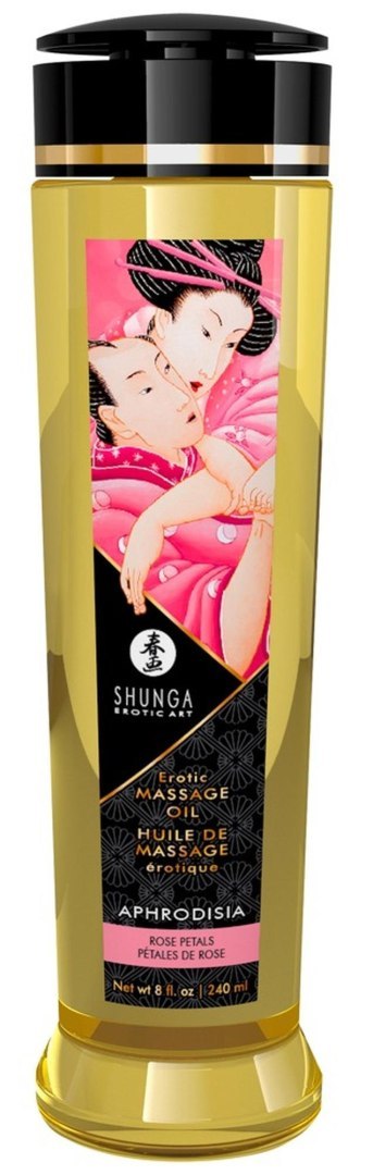 Massage Oil Aphrodisia ROSE PETALS Shunga - EAU ZONE