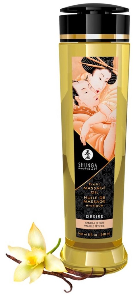 Massage Oil Desire VANILLA FETISH Shunga - EAU ZONE