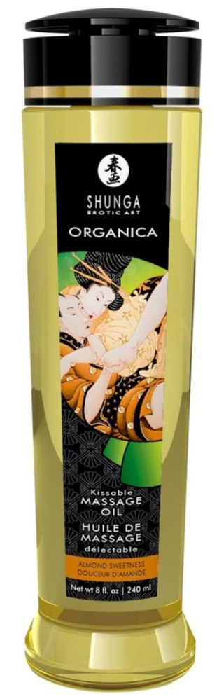 Massage Oil Organica ALMOND SWEETNESS Shunga - EAU ZONE