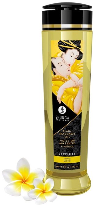 Massage Oil Serenity MONOI Shunga - EAU ZONE