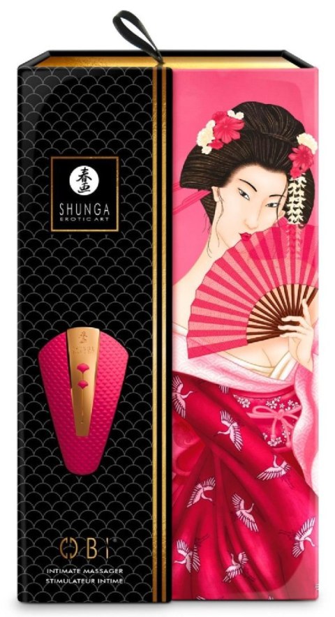 OBI Intimate Massager Raspberry Shunga - EAU ZONE