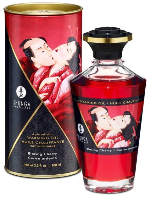 Warming Oil Blazing Cherry Shunga - EAU ZONE