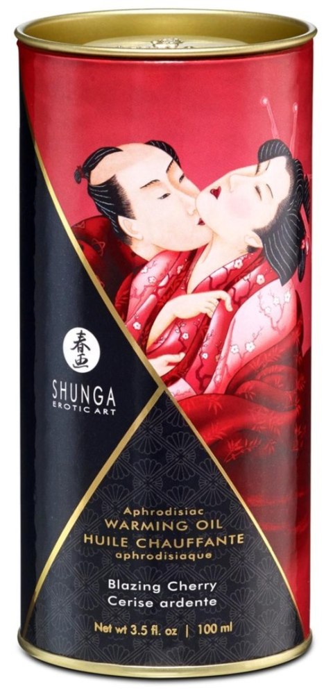 Warming Oil Blazing Cherry Shunga - EAU ZONE