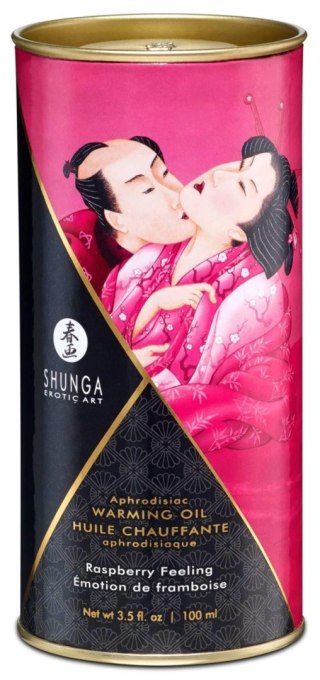 Warming Oil Raspberry Feeling Shunga - EAU ZONE