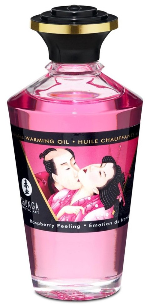 Warming Oil Raspberry Feeling Shunga - EAU ZONE
