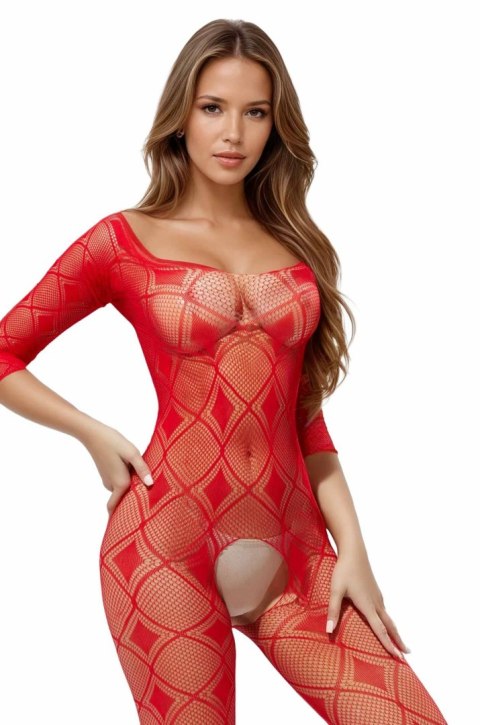 Bodystocking 2037 red Softline - Boys of Toys Sp. z. o.o.