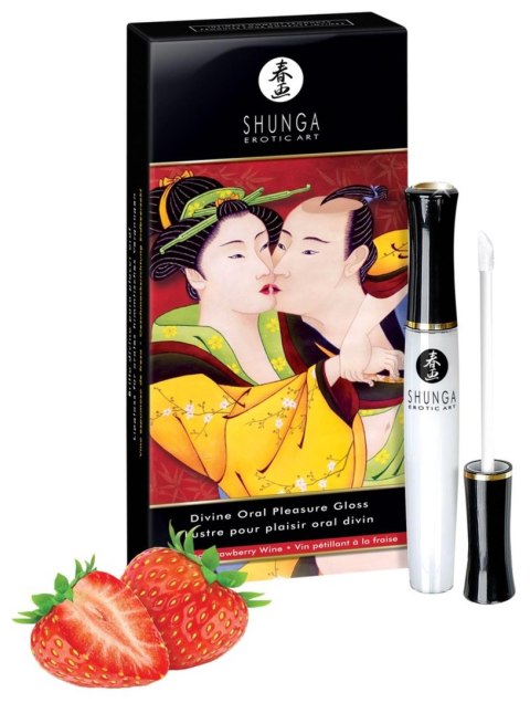 LIPGLOSS Strawberry Sparkling Wine Shunga - EAU ZONE