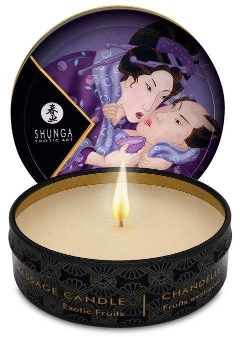 Mini Massage Candle Exotic Fruits Shunga - EAU ZONE