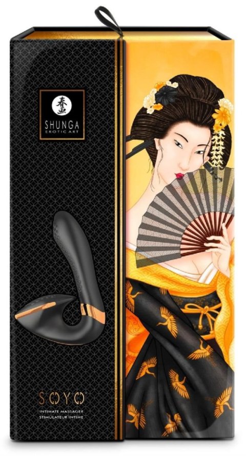 SOYO Intimate Massager Black Shunga - EAU ZONE