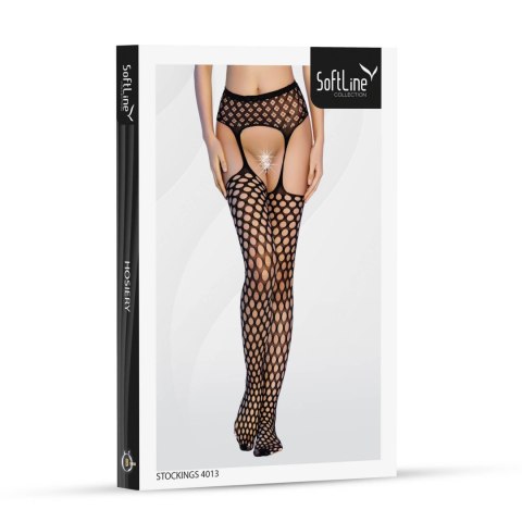 Stockings 4013 black Softline - Boys of Toys Sp. z. o.o.