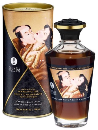 Warming Oil Creamy Love Latte Shunga - EAU ZONE