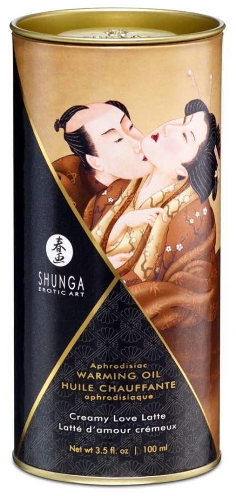 Warming Oil Creamy Love Latte Shunga - EAU ZONE