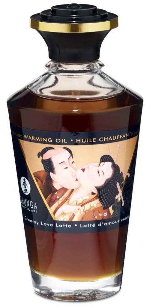 Warming Oil Creamy Love Latte Shunga - EAU ZONE