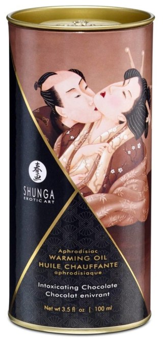 Warming Oil Intoxicating Chocolate Shunga - EAU ZONE