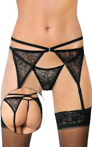 Garterbelt 3318 - black M/L Softline - Boys of Toys Sp. z. o.o.