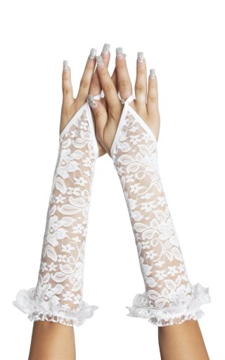 Gloves 7708 - white S/L Softline - Boys of Toys Sp. z. o.o.