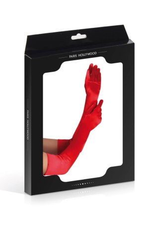 LONG SATIN RED GLOVES TU (Size: TU) Comcorde - SAS EDITIONS CONCORDE