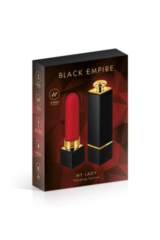 MYLADY BLACK EMPIRE USB LIPSTICK STIMULATOR Comcorde - SAS EDITIONS CONCORDE