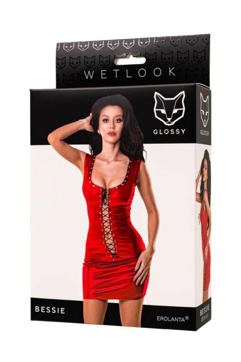 Glossy Bessie dress - red XL GLOSSY - Boys of Toys Sp. z o.o. (dystrybutor)