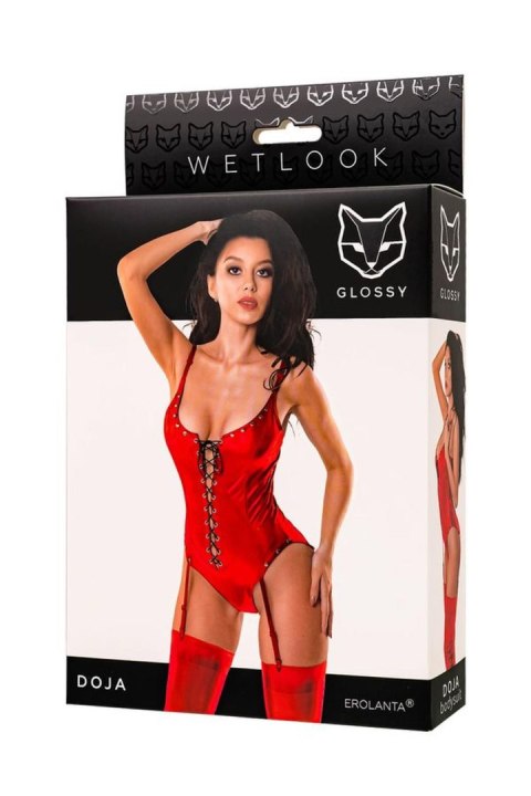 Wetlook Doja bodysuit - red XL GLOSSY - Boys of Toys Sp. z o.o. (dystrybutor)