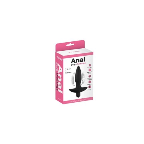 ANAL PLUG Black vibrating Fantasy - Boys of Toys Sp. z. o.o. (dystrybutor)