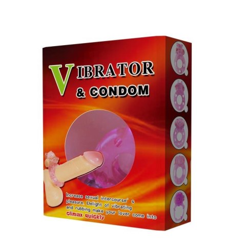 BAILE - Cockring VIBRATOR & CONDOM Baile - Boys of Toys Sp. z. o.o. (dystrybutor)