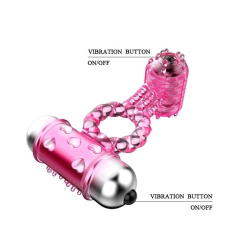 BAILE - Sweet vibration ring, 10 vibration functions Vibration Baile - Boys of Toys Sp. z. o.o. (dystrybutor)