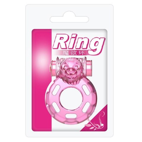 BAILE - Vibrating Cock Ring Bear Pink Baile - Boys of Toys Sp. z. o.o. (dystrybutor)