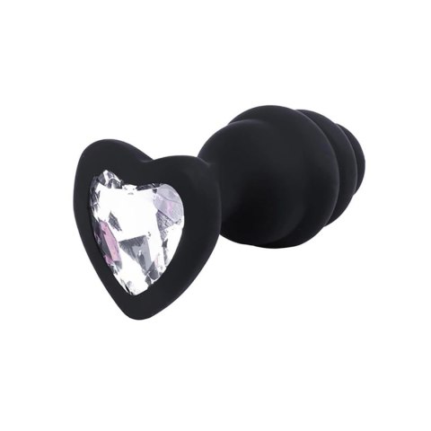 BUTT PLUG Black ribbed small Fantasy - Boys of Toys Sp. z. o.o. (dystrybutor)